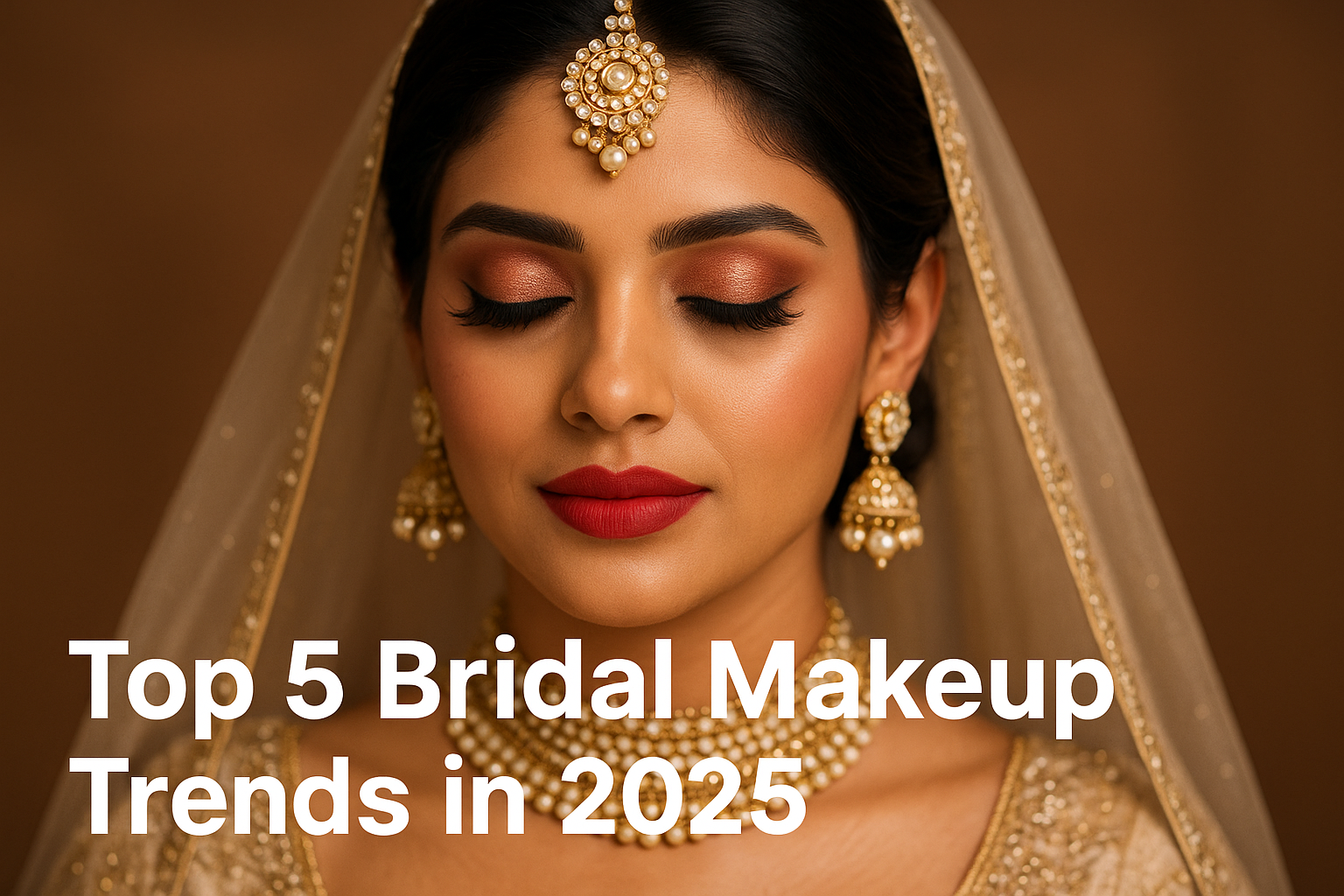 Top 5 Bridal Makeup Trends in 2025